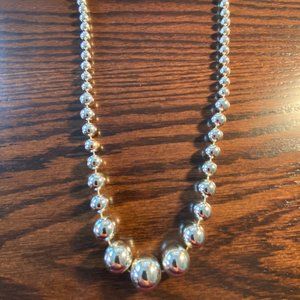 Lightweight 30" Silver Necklace